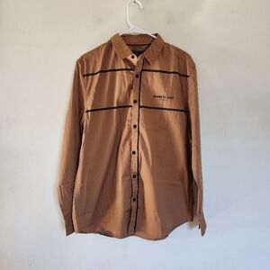 Kenneth Cole Business Casual 2-Way Stretch Lightweight Mobility Woven Shirt Lrg